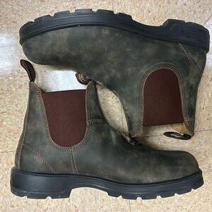 Blundstone 585 Rustic Brown Nubuck Leather Boots